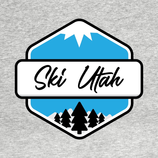 Ski Utah T-Shirt by HolidayShirts